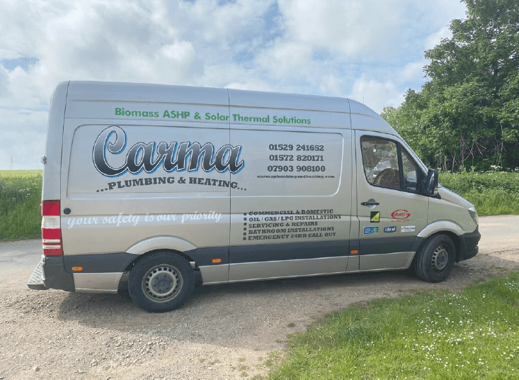 Carma Plumbing and Heating website photo