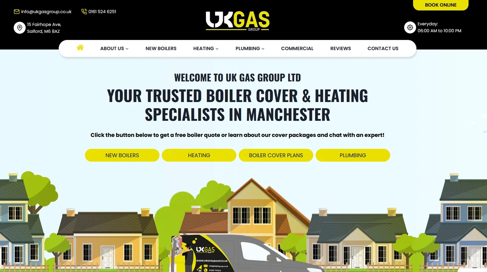 Uk Gas Group Ltd website photo