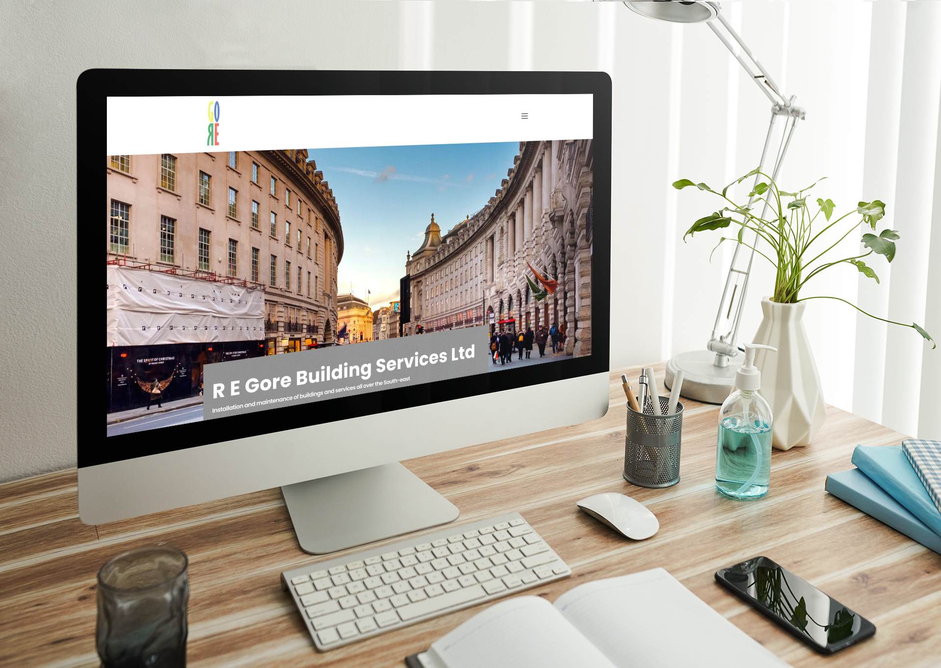R E Gore Building Services Ltd website photo