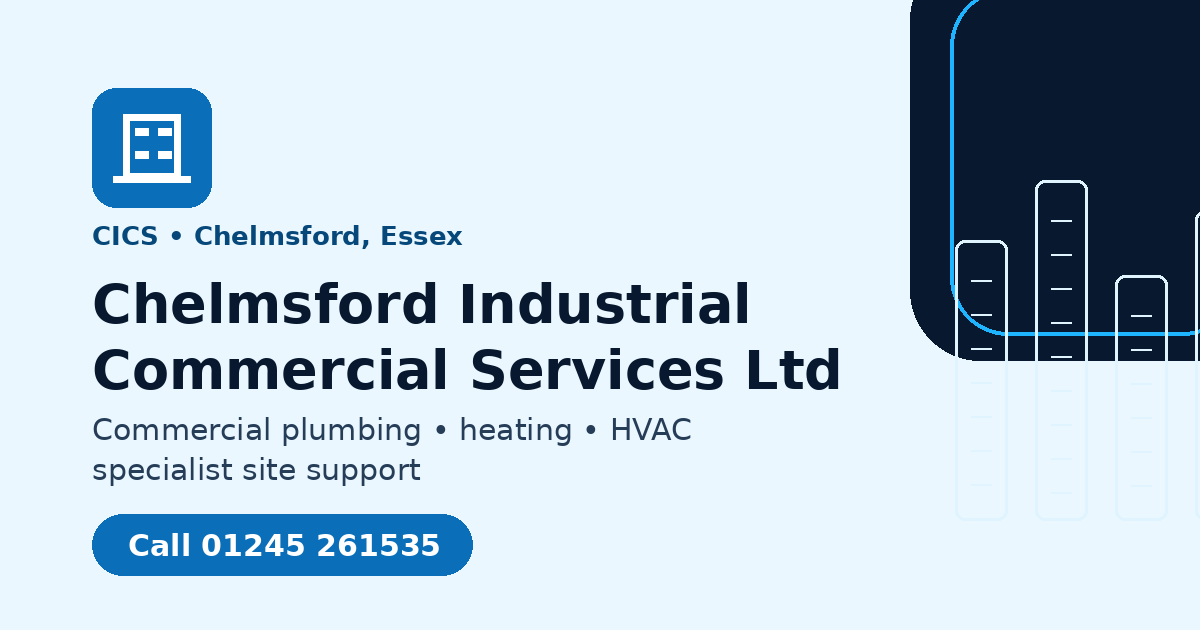 Chelmsford Industrial & Commercial Services Ltd website photo