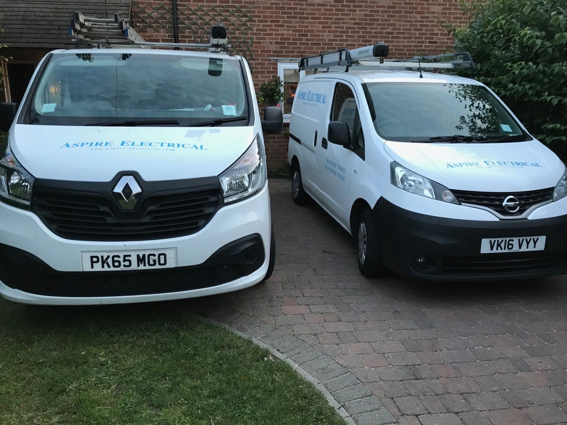 Aspire Electrical website photo
