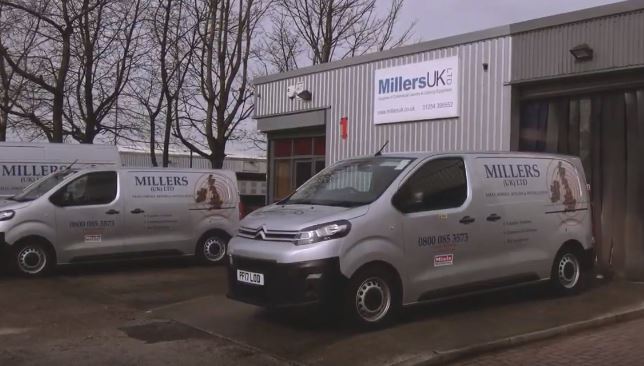 Millers UK Ltd website photo