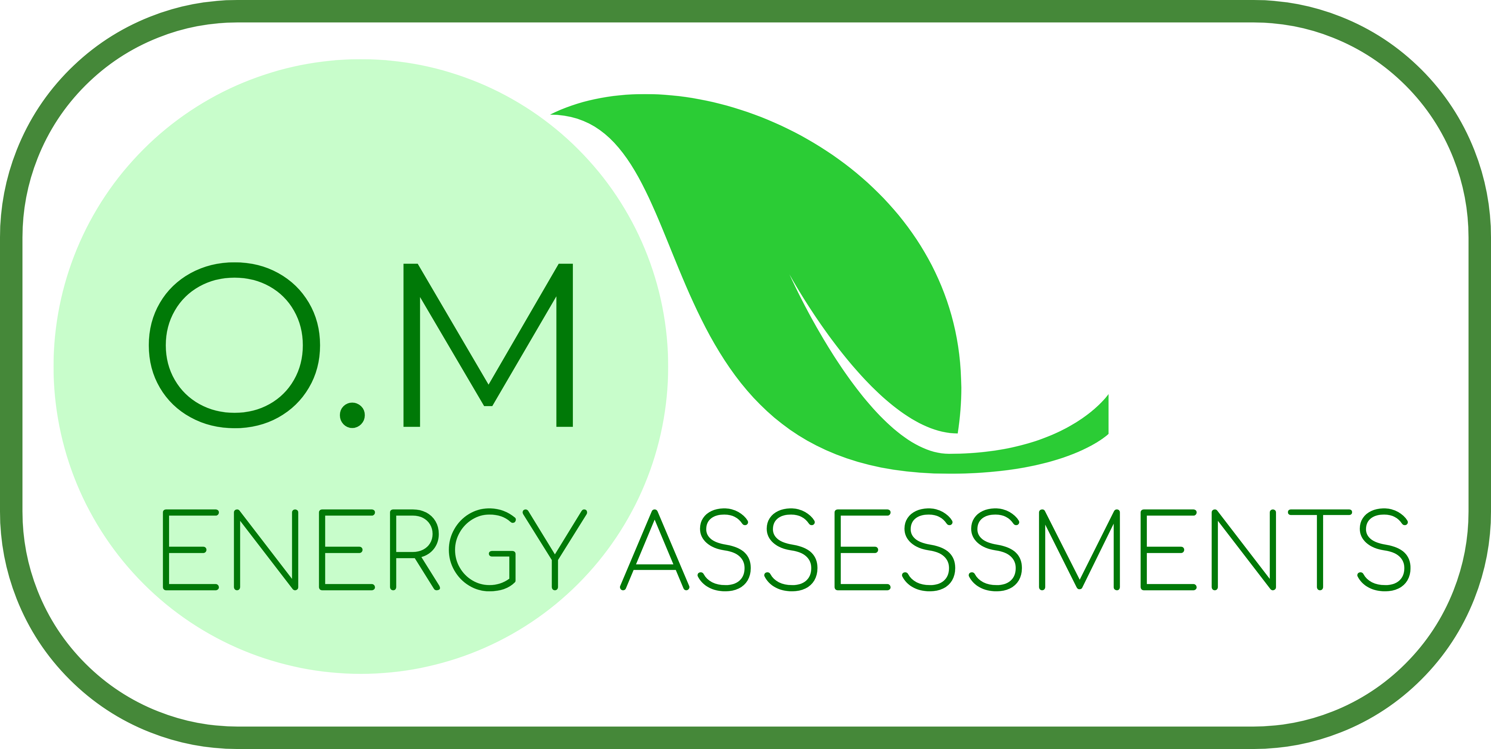 O.M Energy Assessments website photo
