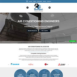 Davenport Cooling Services Limited website photo