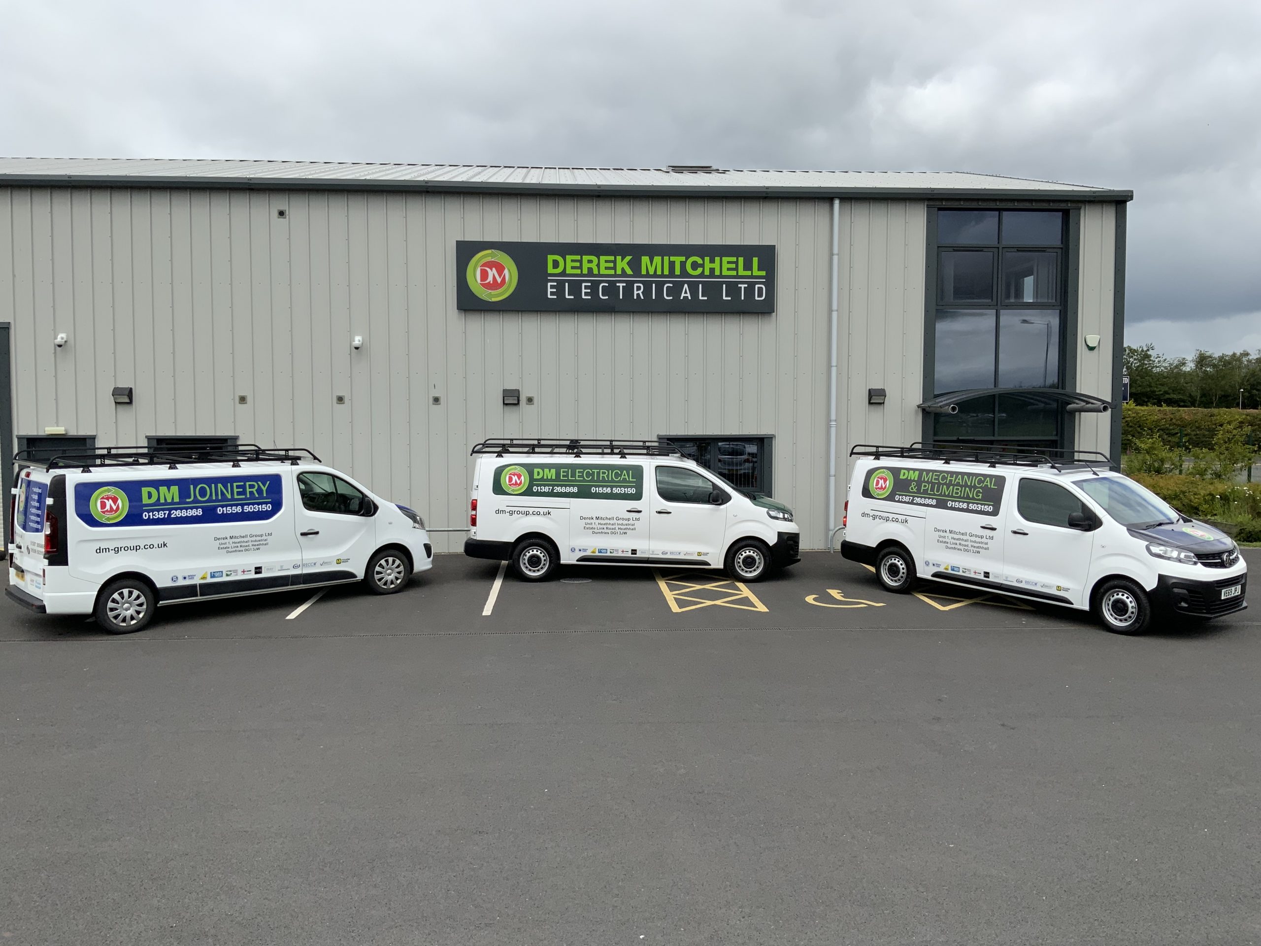 Derek Mitchell Group Ltd website photo